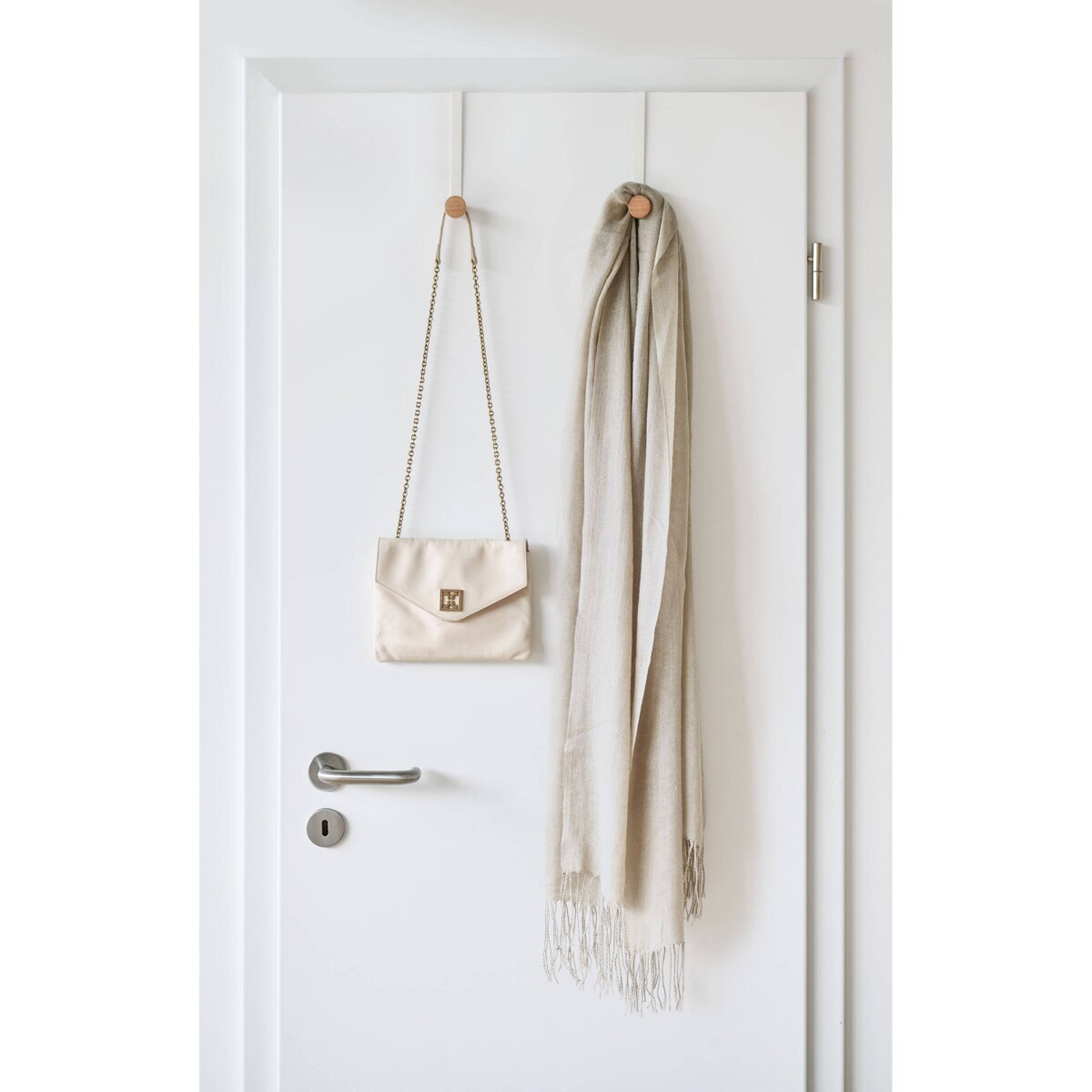 Metalowe wieszaki na drzwi, 2 szt.