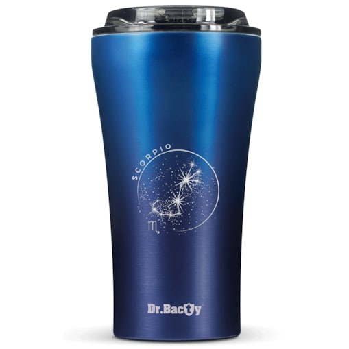 Kubek termiczny na kawę Dr.Bacty Apollo 2.0 - "Skorpion" - 360 ml - Monaco Blue