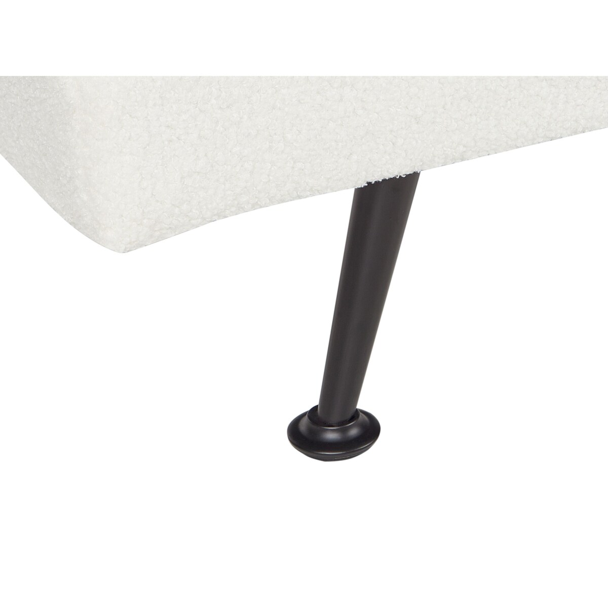 Sofa rozkładana boucle biała HASLE