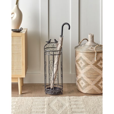 Stojak na parasole czarny AMBOISE