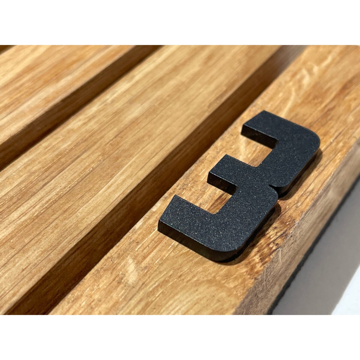 Zegar ścienny drewniany Asymetria 30cm dębowy