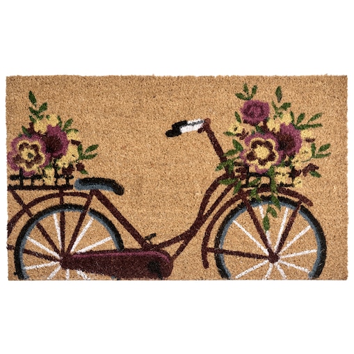 Wycieraczka AVAK Naturalny 50 x 80 cm Rower Włókno kokosowe