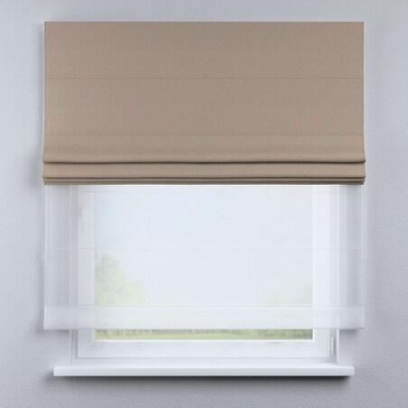 Dekoria Roleta rzymska Duo 120x150 ciemny beżowy