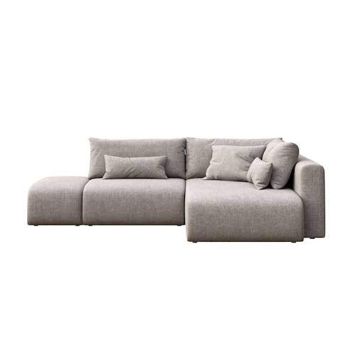 Lumine Sofa narożna - jasnoszara