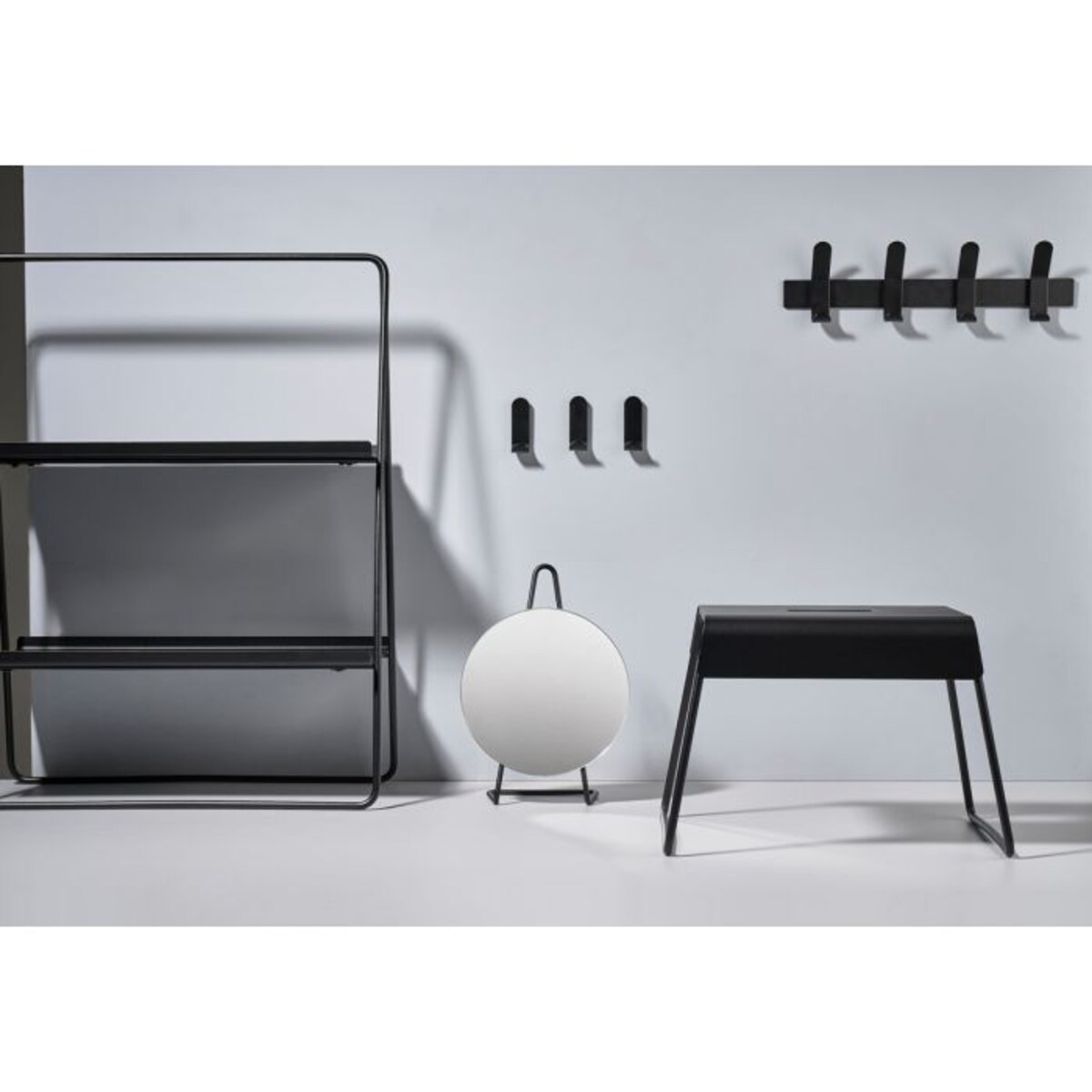 Wieszak ścienny A-rack Soft Grey 331833