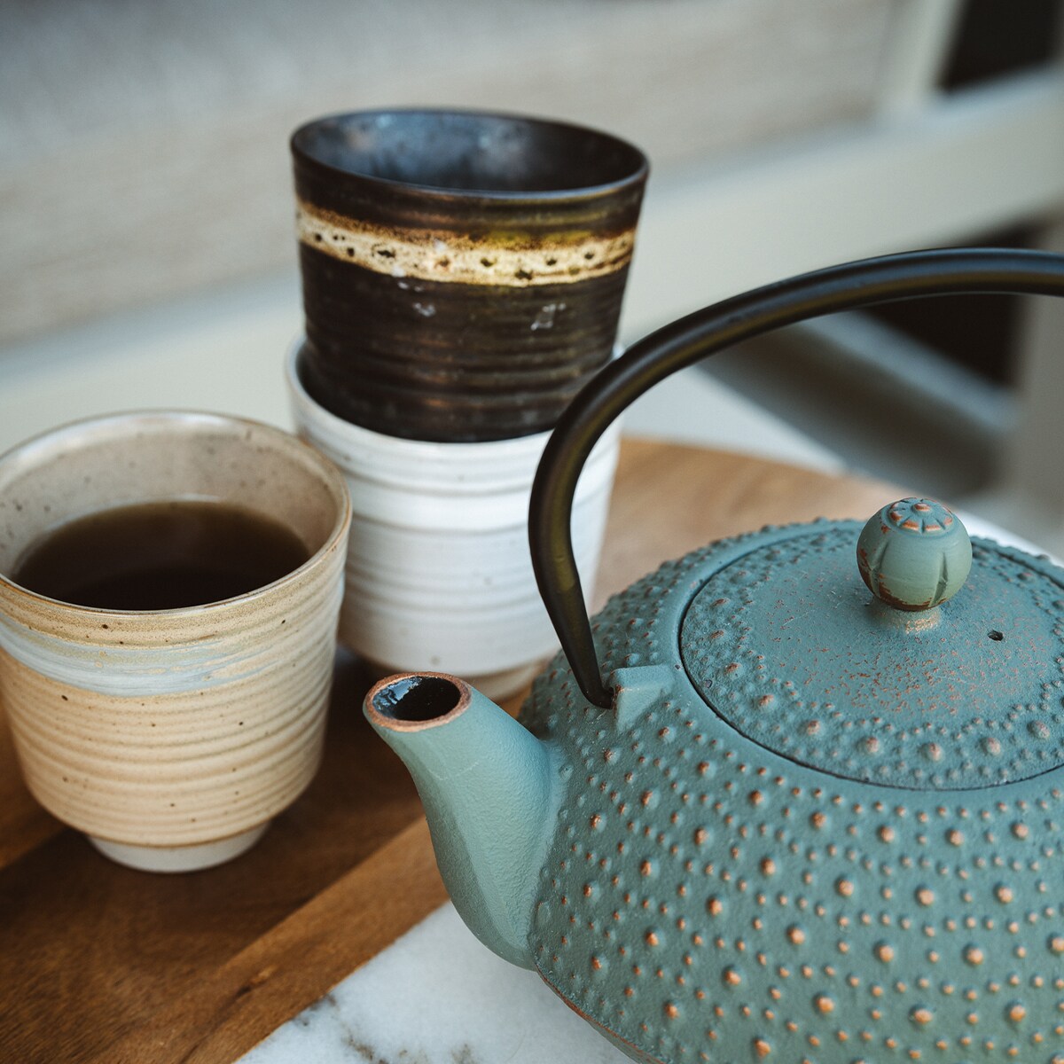 Kubki do herbaty porcelanowe Jari 200 ml - 3 sztuki / Bredemeijer