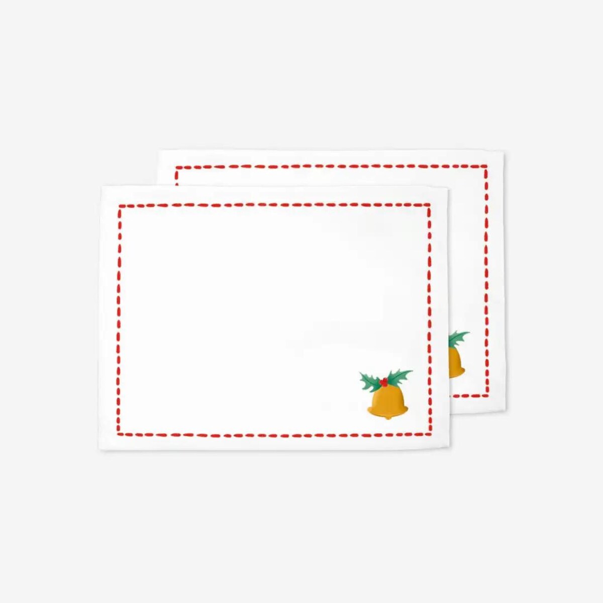 Podkładki świąteczne - Minimalistyczny dzwonek