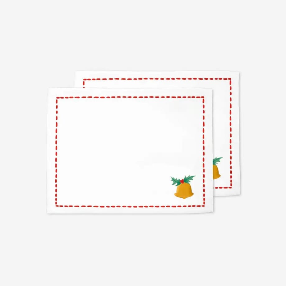 Podkładki świąteczne - Minimalistyczny dzwonek