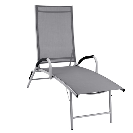 Leżanka aluminiowa SKŁADANA ogrodowa regulowana