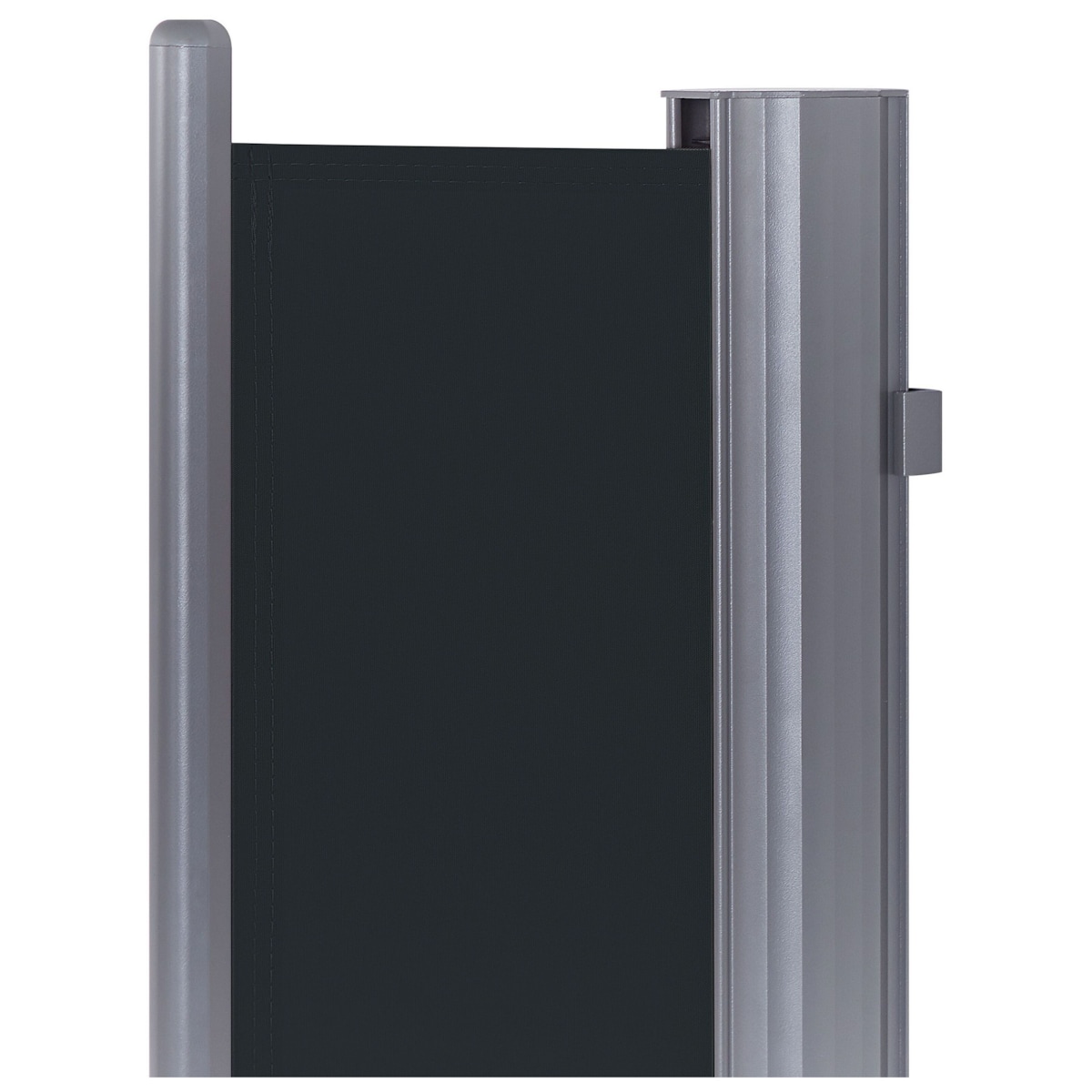 Markiza boczna zwijana 180 x 300 cm ciemnoszara DORIO