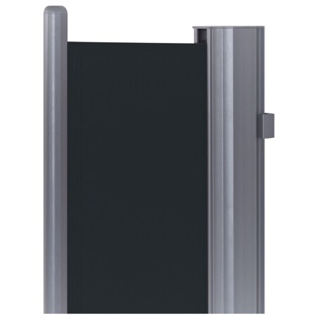 Markiza boczna zwijana 180 x 300 cm ciemnoszara DORIO