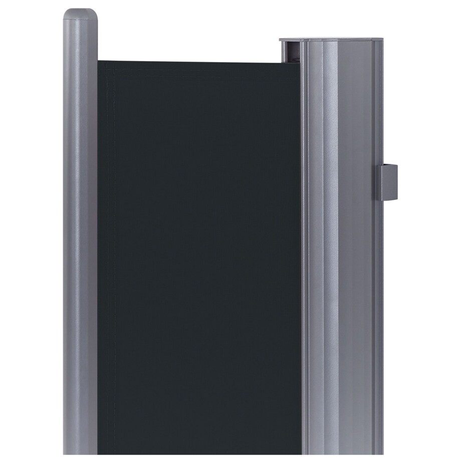 Markiza boczna zwijana 180 x 300 cm ciemnoszara DORIO