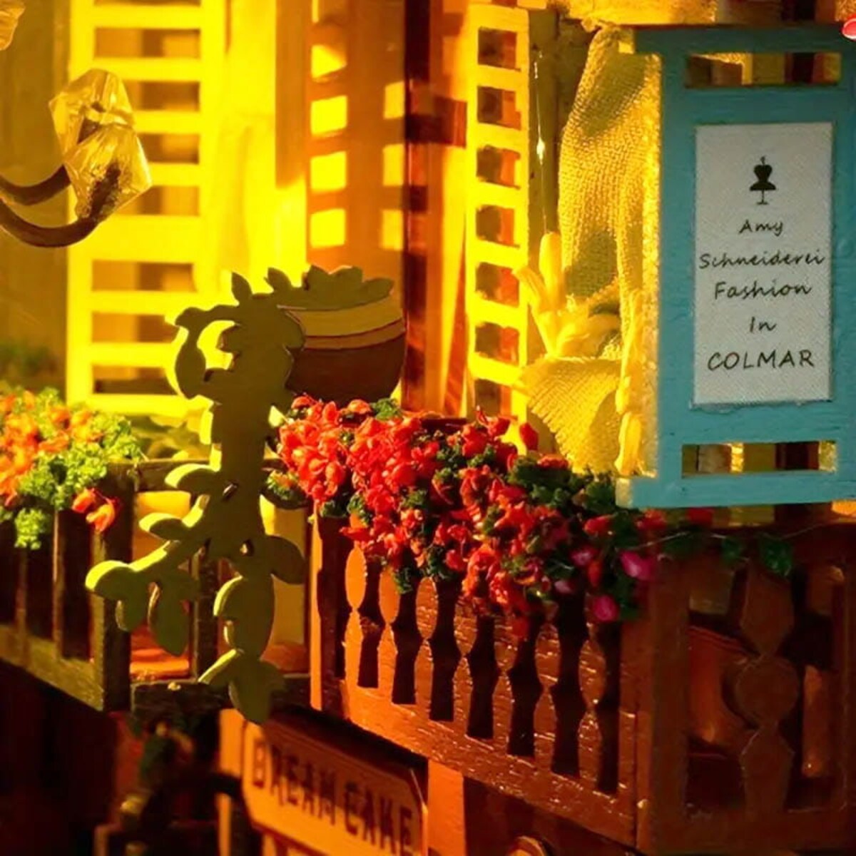 Miniaturowy domek Book Nook - Miasteczko Colmar