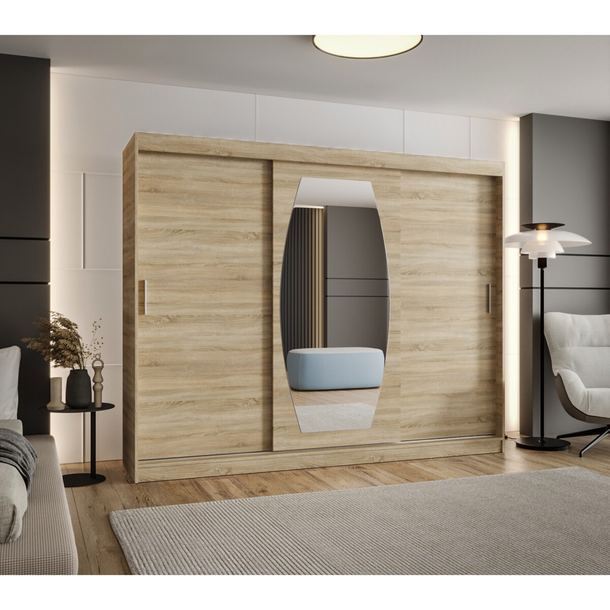 Szafa przesuwna ROSSA 250 sonoma