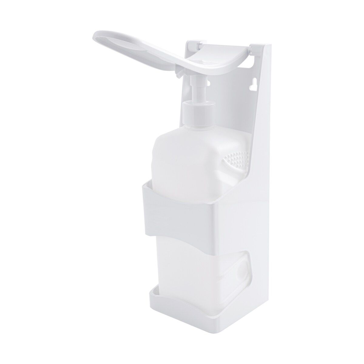 Dozownik na płyn do dezynfekcji, tworzywo sztuczne, 22 x 22 x 29 cm
