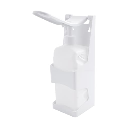Dozownik na płyn do dezynfekcji, tworzywo sztuczne, 22 x 22 x 29 cm