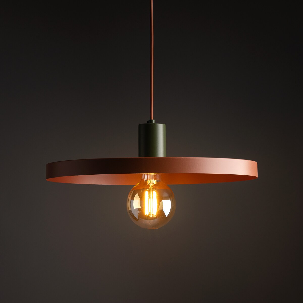 Lampa Wisząca SILA Green Brick 40 cm 10750 TK Lighting