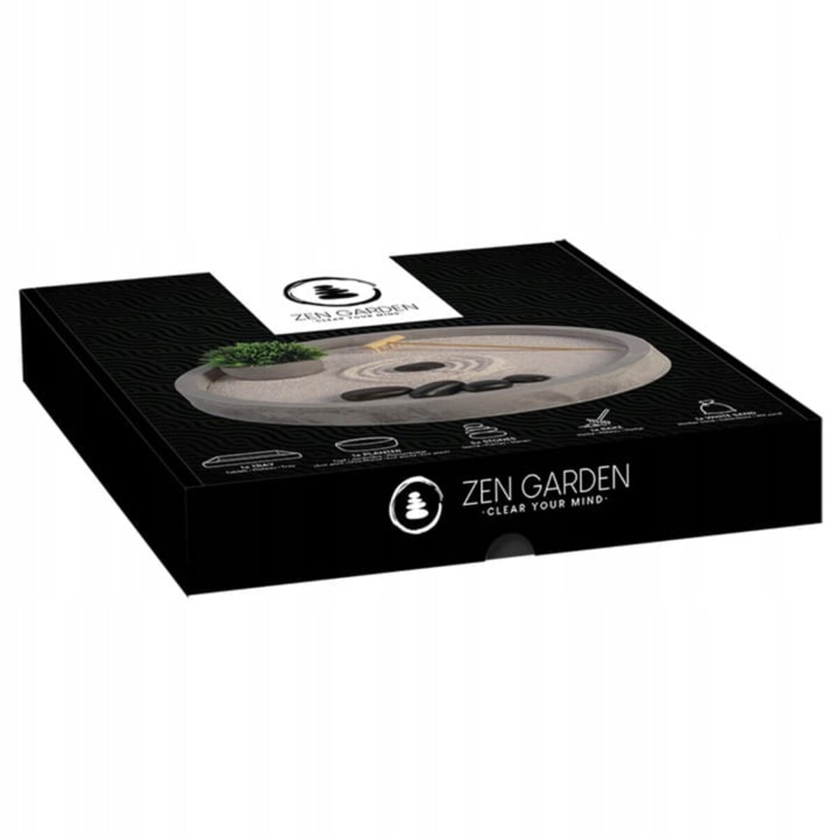 Japoński ogród ZEN dekoracja ogród w domu KOŁO