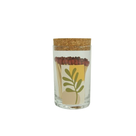 Zapałki w szklance MINI – Fougère d'Équilibre (Równowaga wśród paproci)