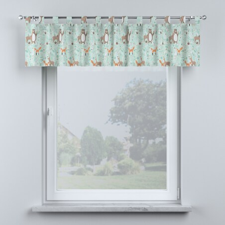 Lambrekin na szelkach 390x40 zielony