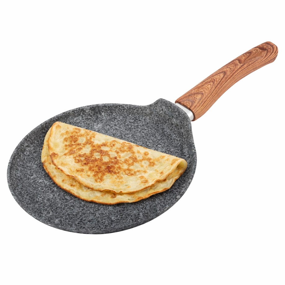 Patelnia do smażenia naleśników naleśnikowa granitowa 24cm indukcja KAMILLE