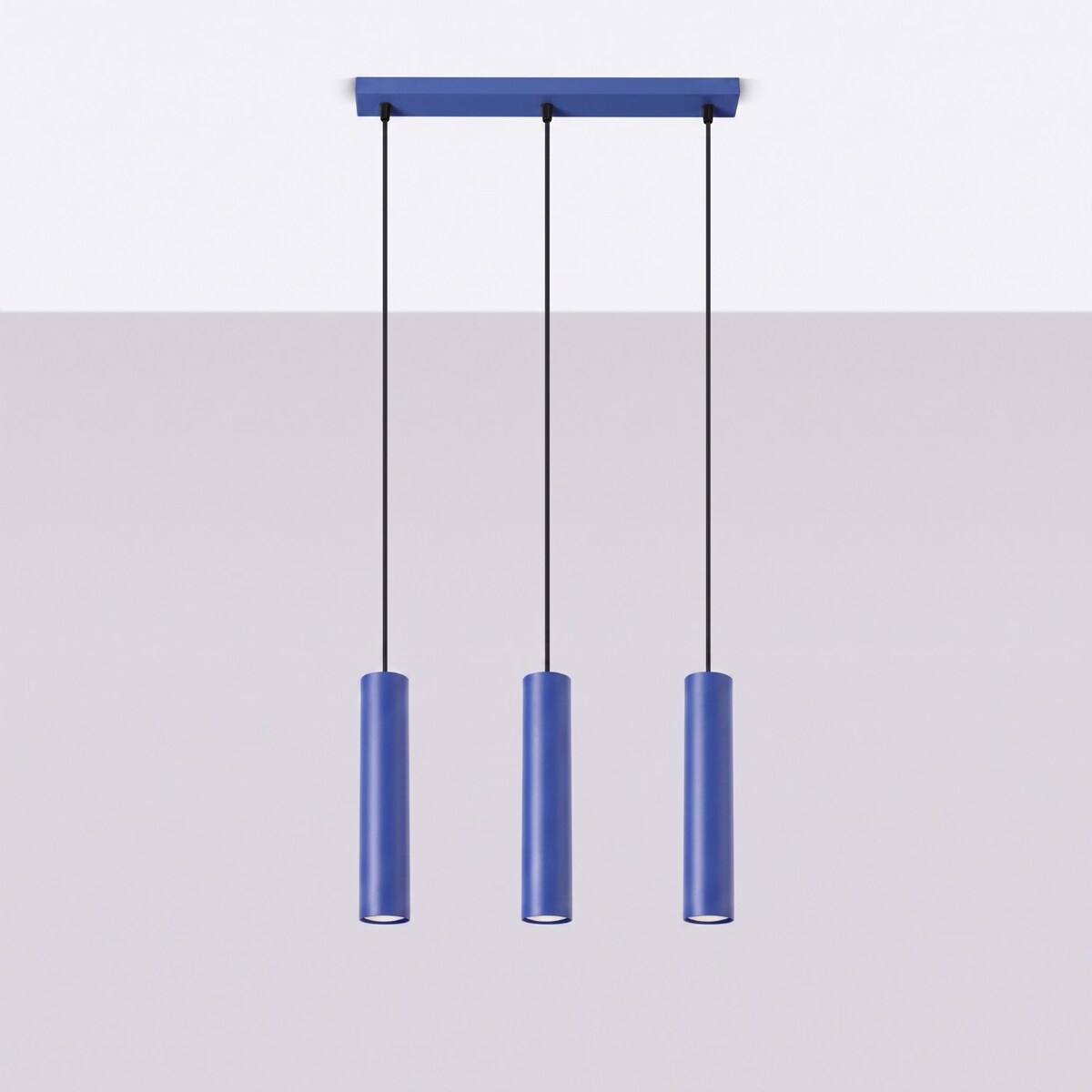 Lampa wisząca LAGOS 3L ultramaryna