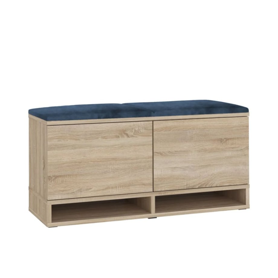 Szafka na buty z siedziskiem DUBAI dąb sonoma/granatowa