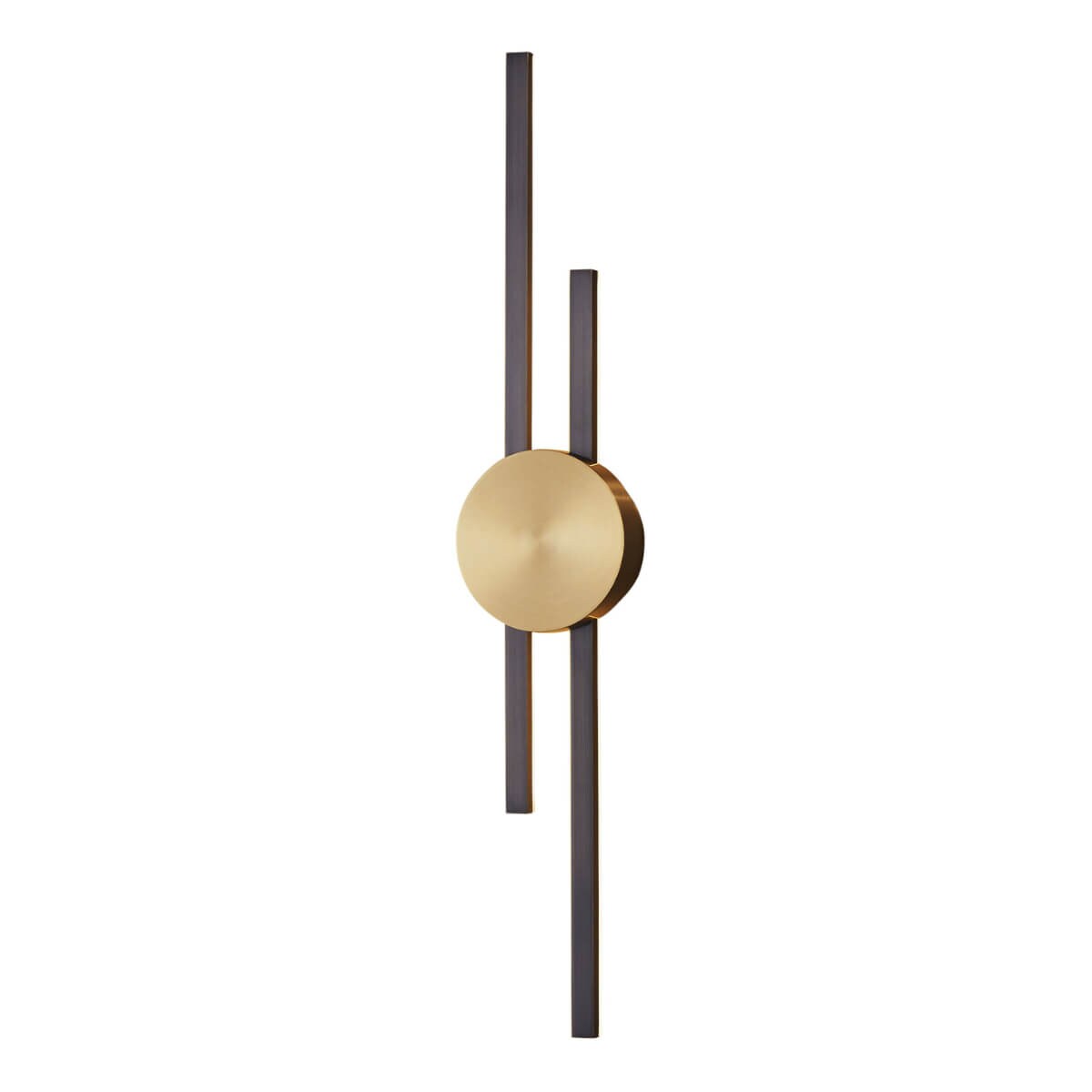 Metalowa lampa ścienna Centro ST-B3327-M LED 14W 3000K do salonu złoty czarny