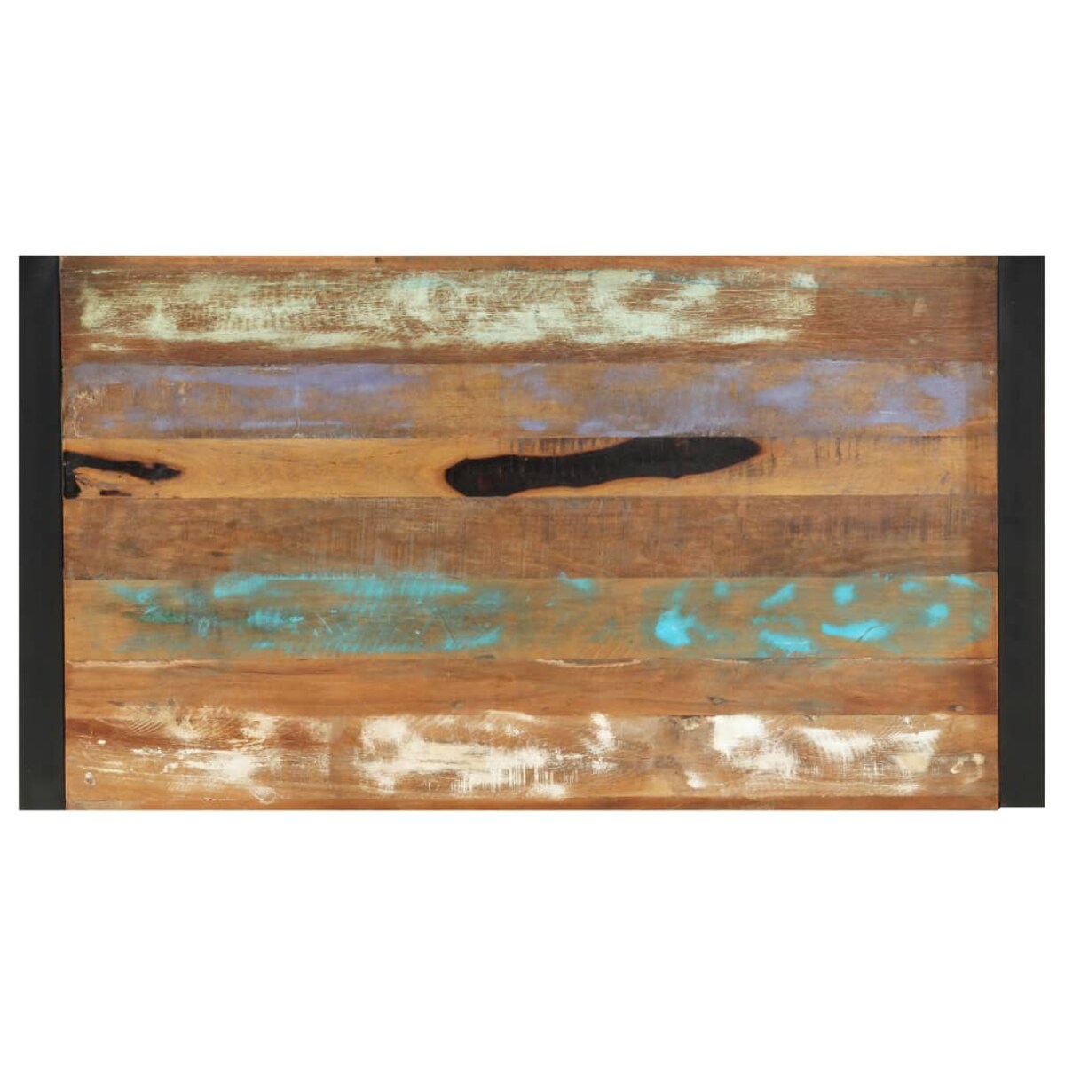 vidaXL Stolik barowy, 110x60x110 cm, lite drewno z odzysku