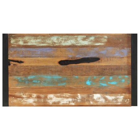 vidaXL Stolik barowy, 110x60x110 cm, lite drewno z odzysku
