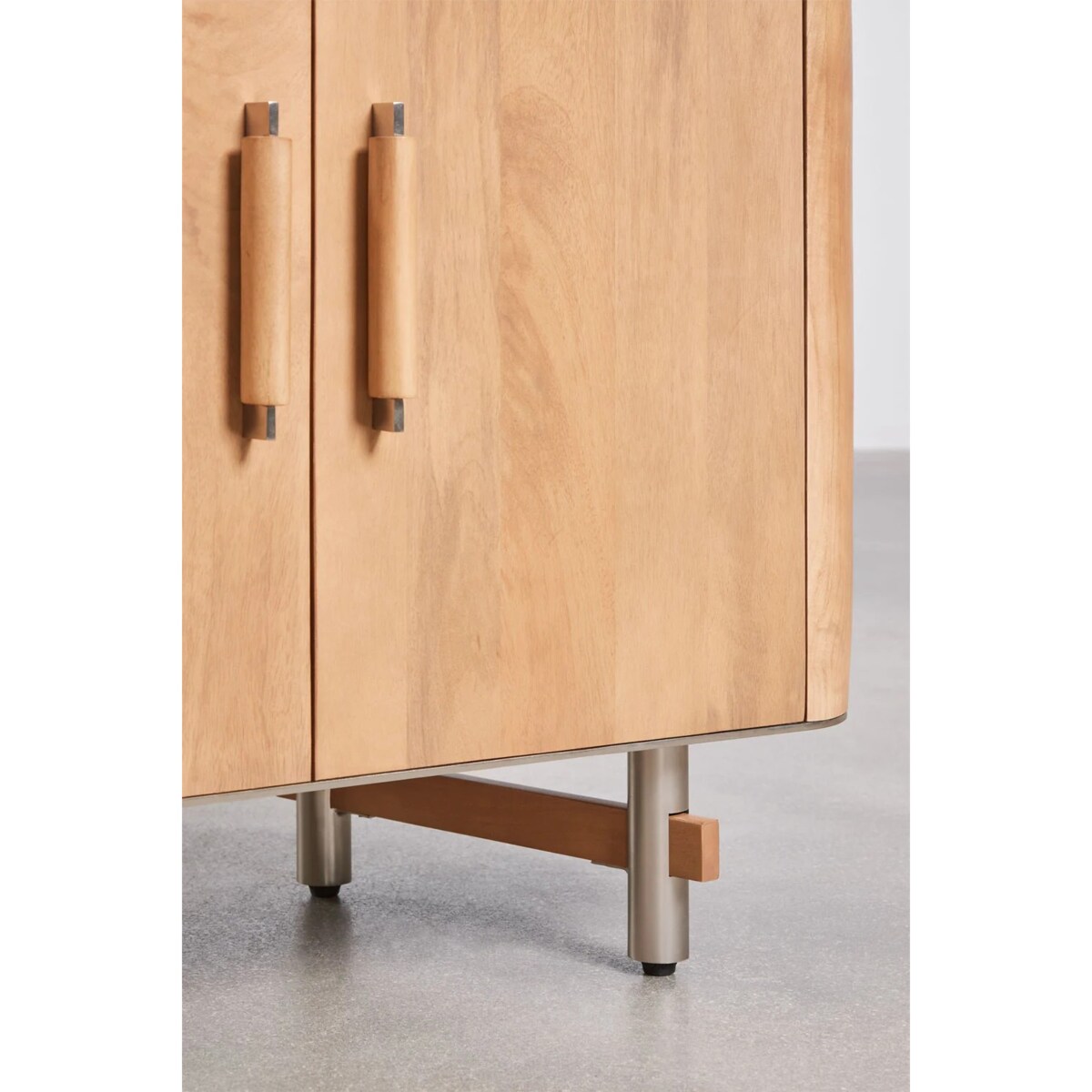 Komoda z drewna mango i stali, 160 cm, Osaka
