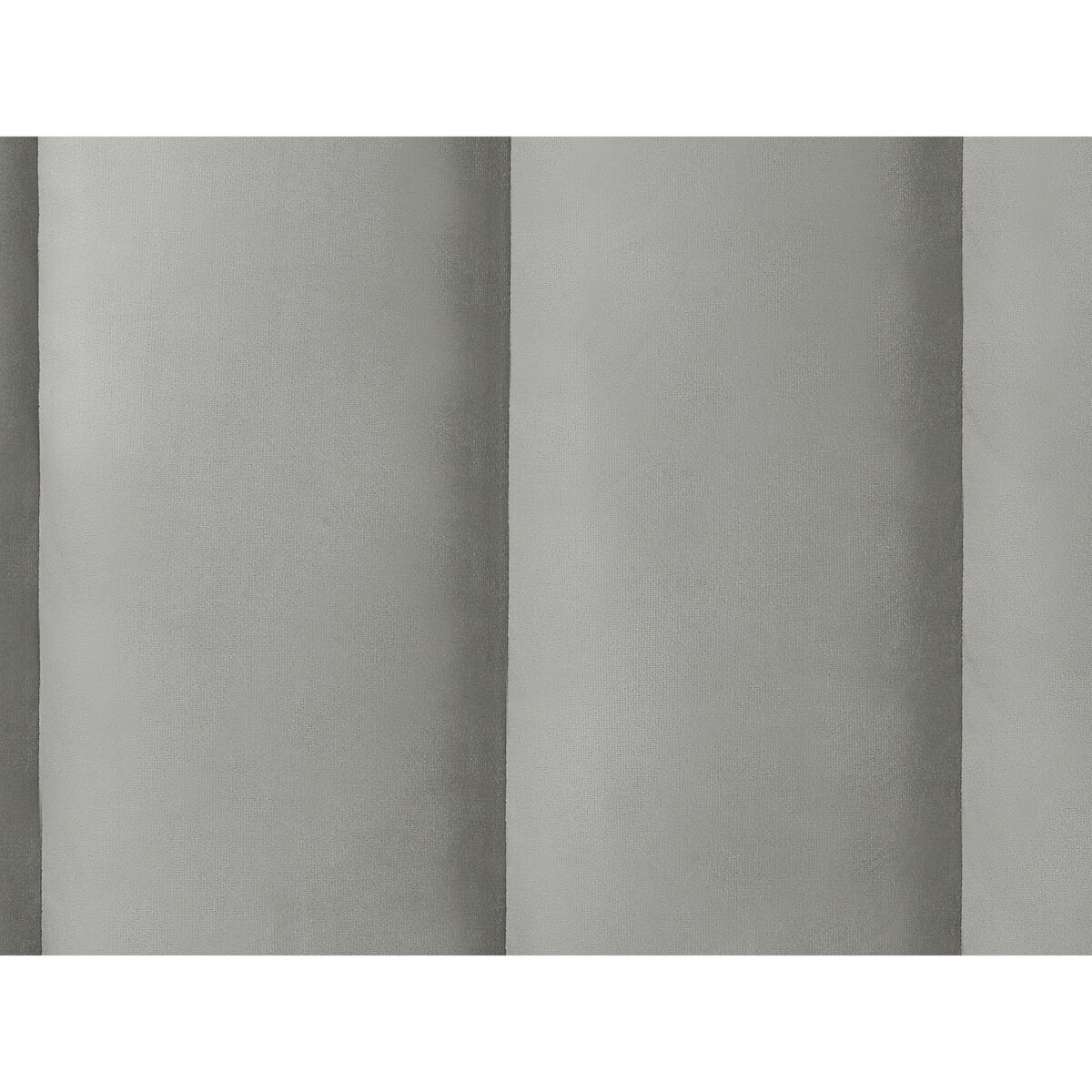 Sofa rozkładana welurowa jasnoszara VIMMERBY