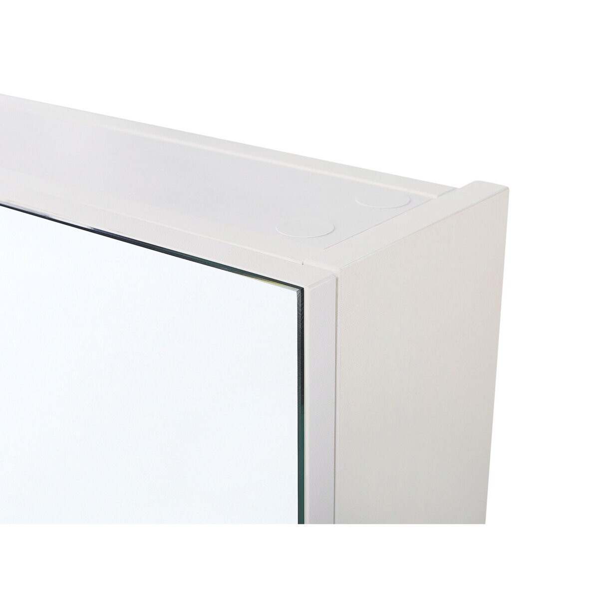 Szafka łazienkowa wisząca z lustrem 60 x 60 cm biała NAVARRA