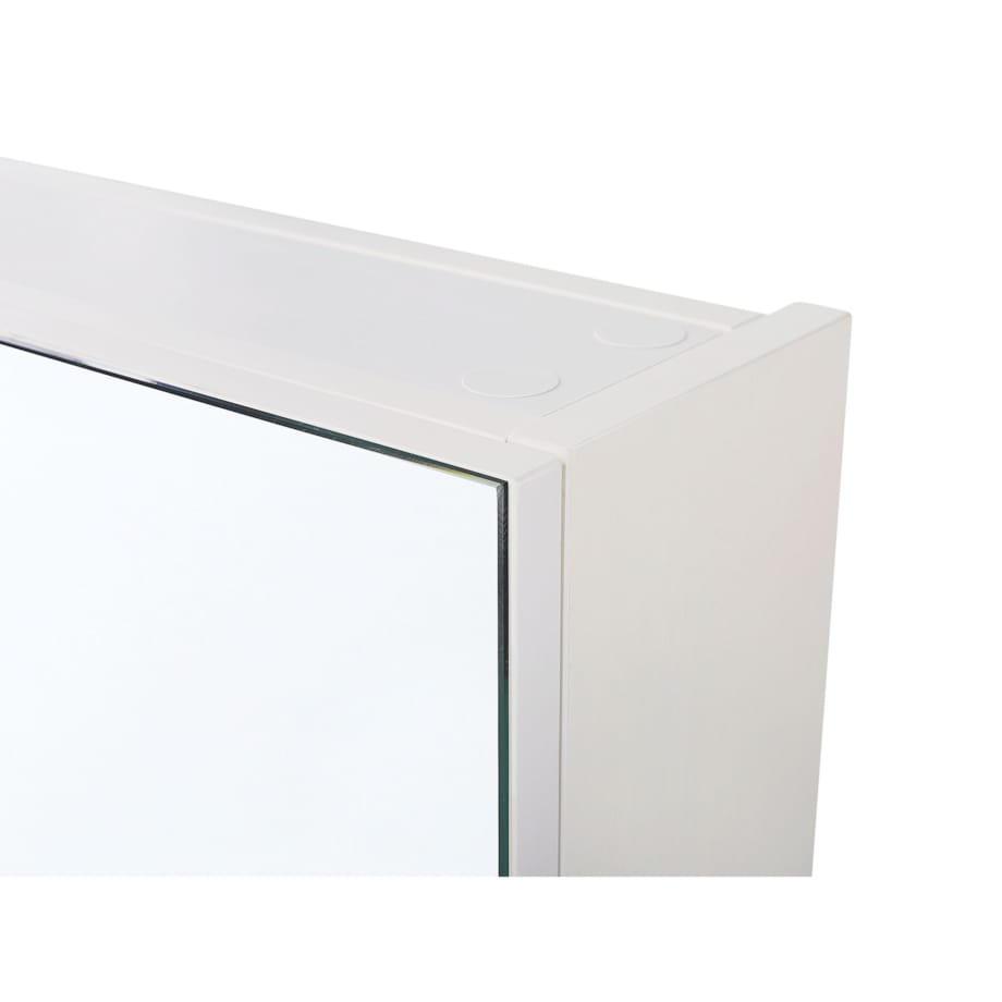 Szafka łazienkowa wisząca z lustrem 60 x 60 cm biała NAVARRA