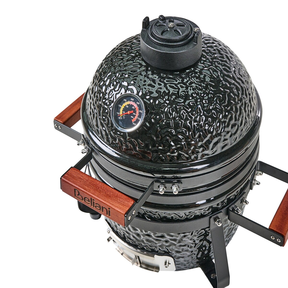 Mini grill węglowy KAMADO Ceramika Czarny