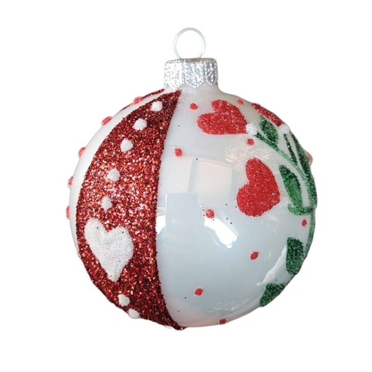 Bombka szklana 4 szt. Ø 100 mm FOLCLORE