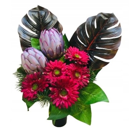 GOTOWY STROIK DONICZKA CIĘŻKA wkład do flakonu wazonu wiązanka na cmentarz