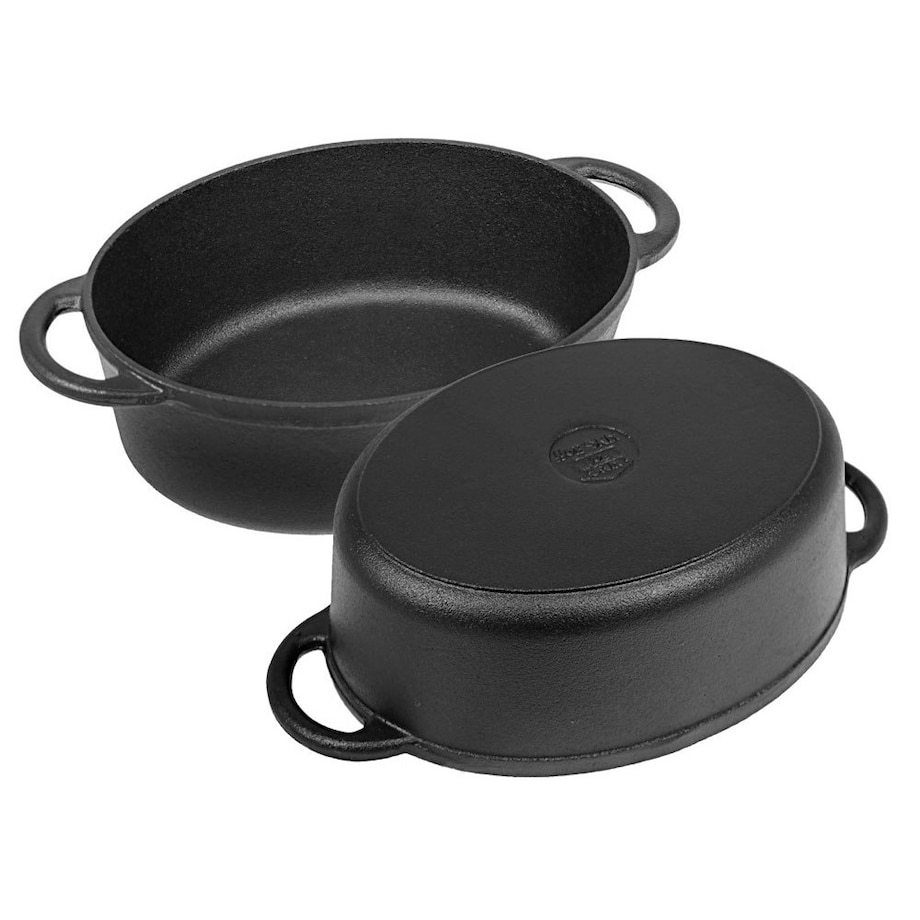 Brytfanna żeliwna do pieczenia 6.2L garnek gęsiarka indukcja gaz KINGHOFF