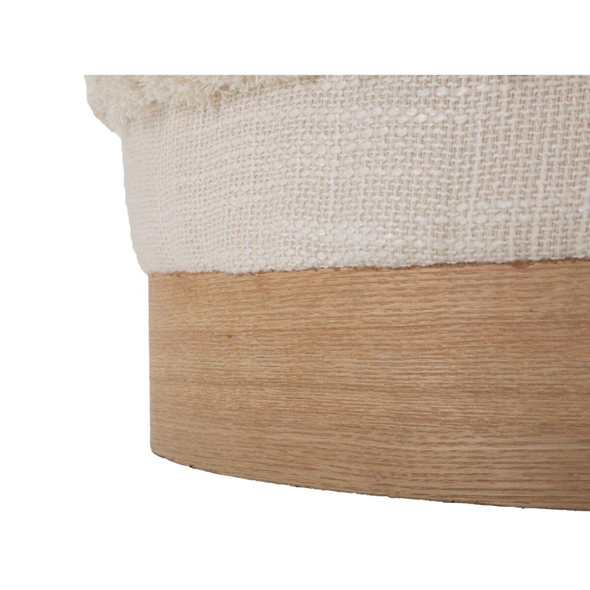 Tuftowana pufa okrągła DAMASCO, Ø 40 cm