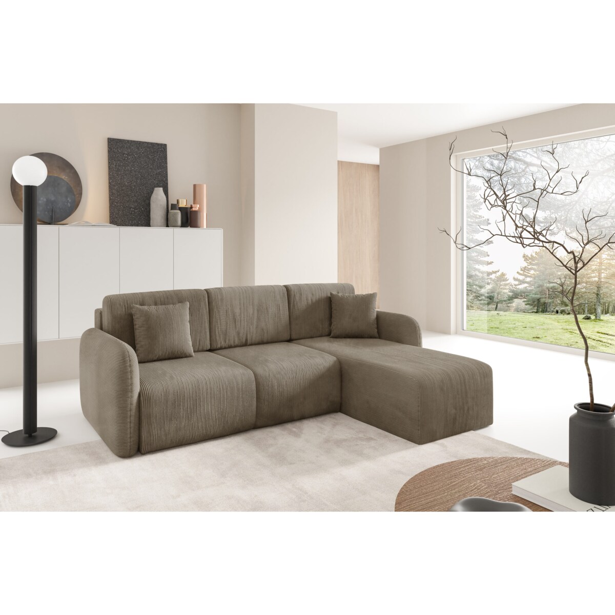 Narożnik MALLOW L z funkcją spania Kolor: POSO 02