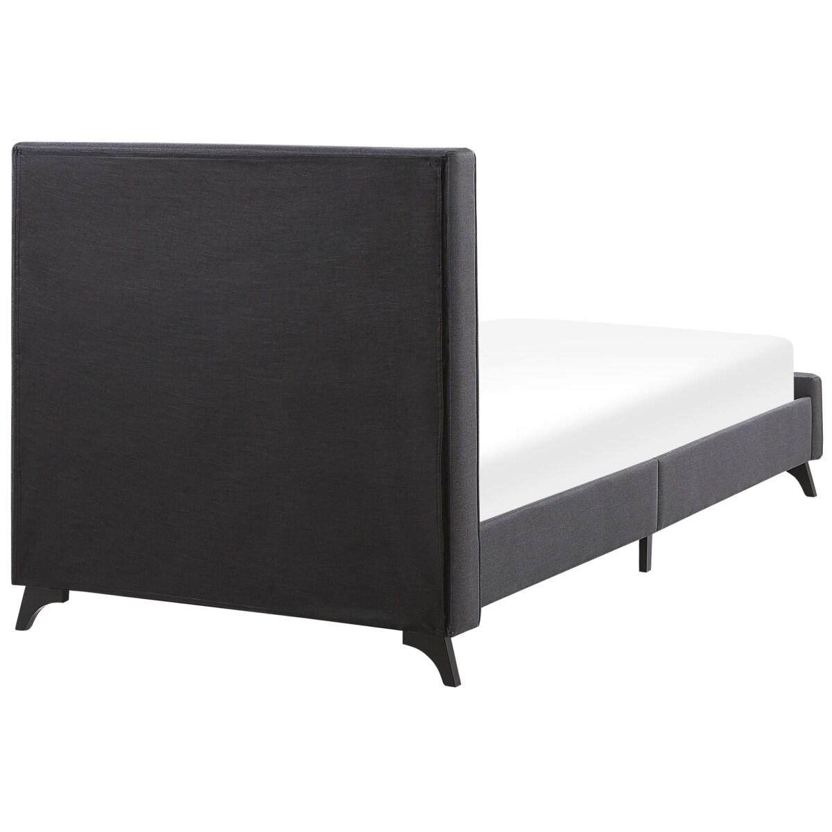 Łóżko tapicerowane 90 x 200 cm szare AMBASSADOR