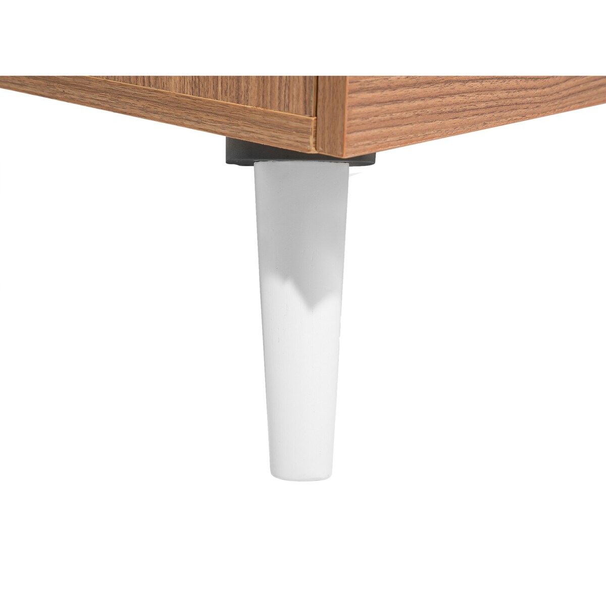 Stolik kawowy z szufladami ciemne drewno ALLOA