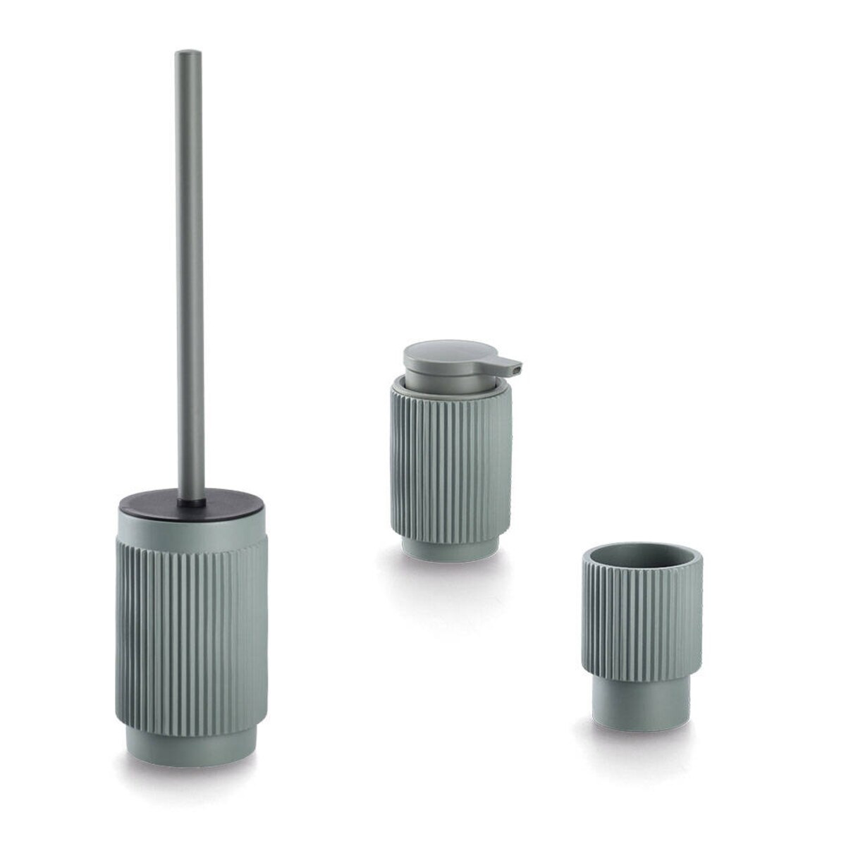 Prążkowany kubek z poliresinu STRIPES, Ø 8 cm