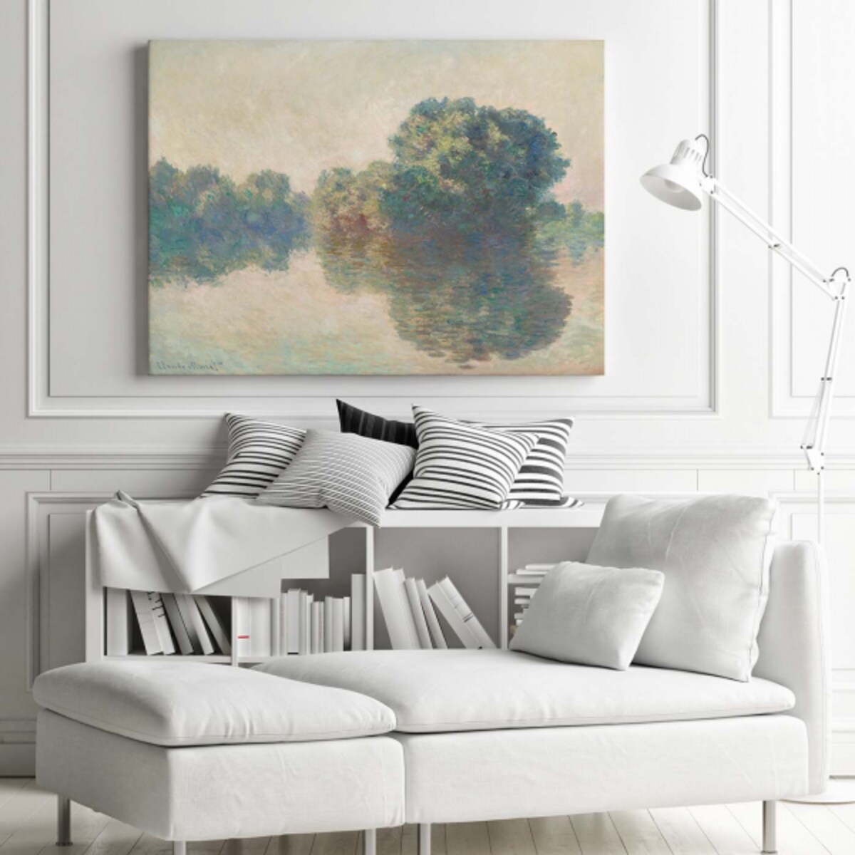 obraz Sekwana w Giverny Claude Moneta 50cm x 70cm