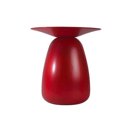 Stolik drewniany różne kolory Baobab 34, kolor bordowy