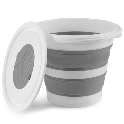 Wiaderko wiadro uniwersalne składane z rączką 10L Massido