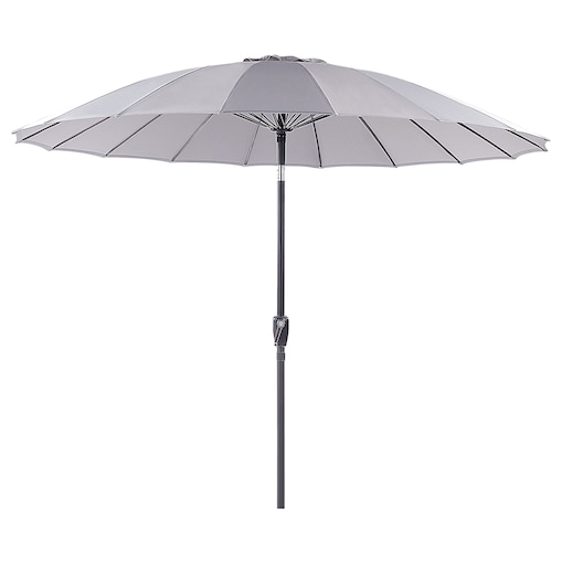 Parasol ogrodowy 255 cm BAIA Jasnoszary
