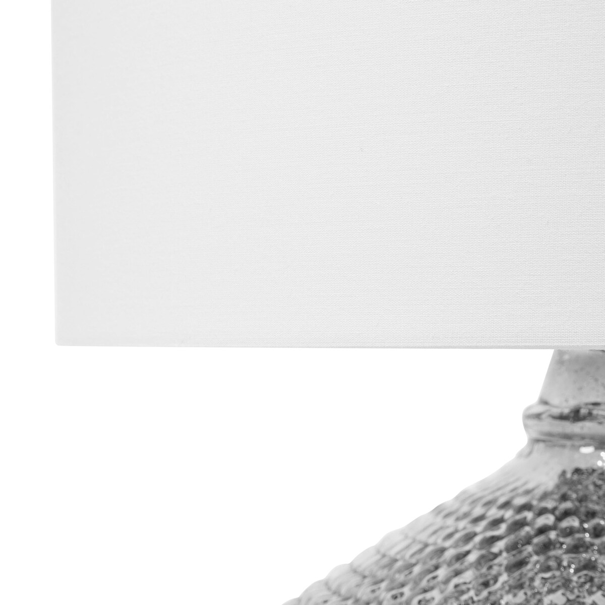 Lampa stołowa MADON Szkło Srebrny