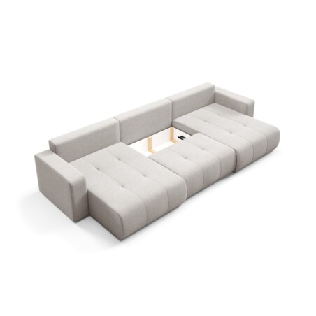 Narożnik MOLINIO U z funkcją spania Kolor: Wind 84