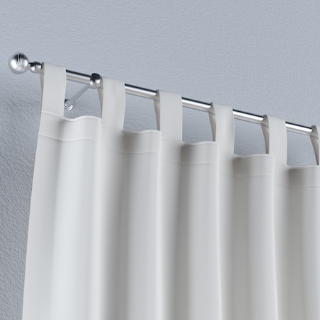 Zasłona na szelkach 1 szt. 130x245 satynowa biel